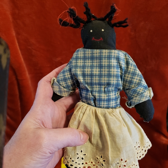 Vintage Black Americana Folk Art Ragdoll - Picture 4 of 10